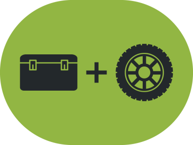 Transportbox und Reserverad